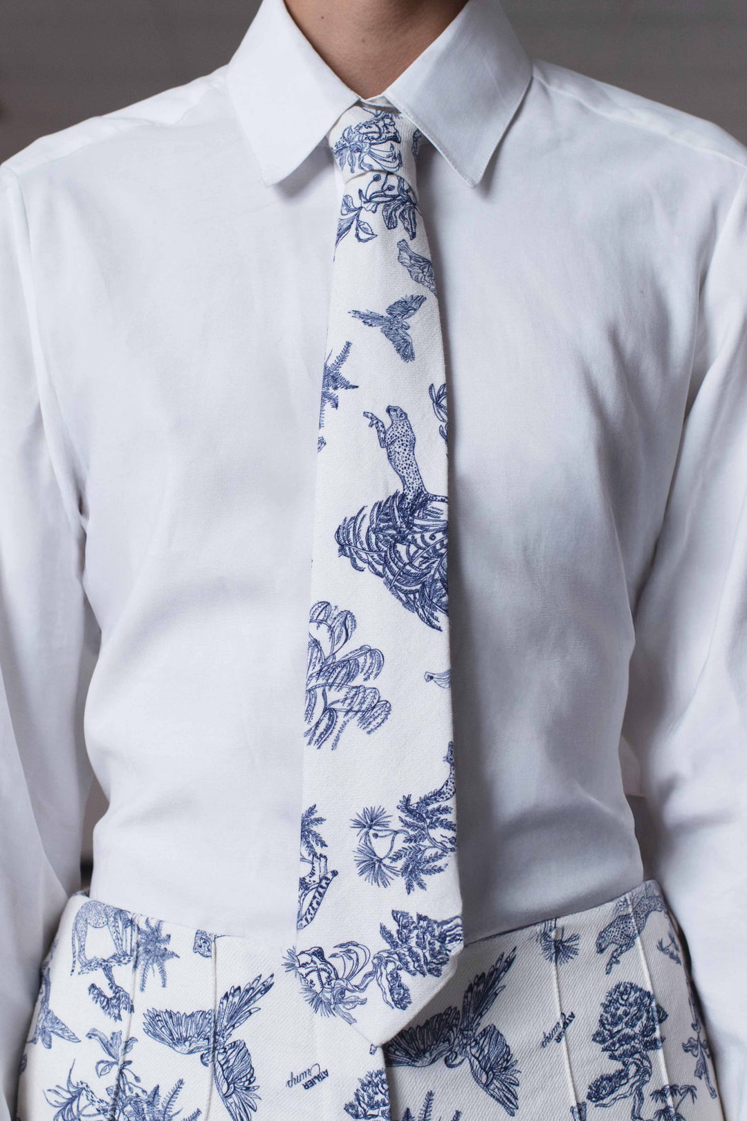 CORBATA SAFARI AZUL