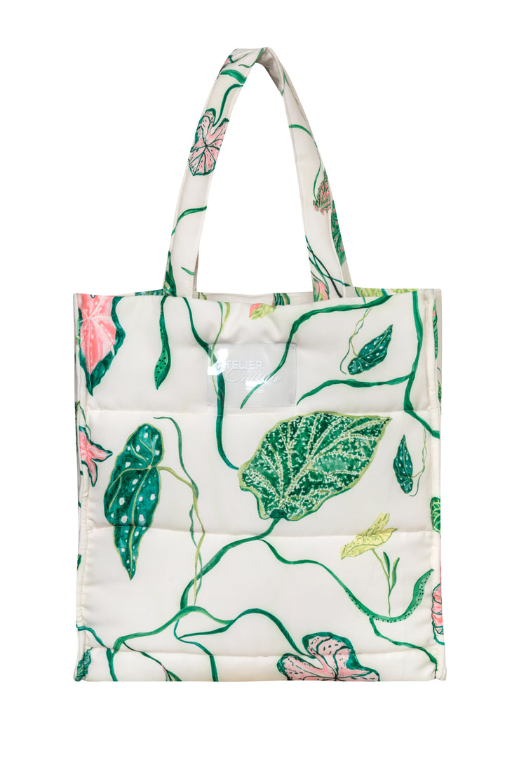 Cartera Jardín Blanco