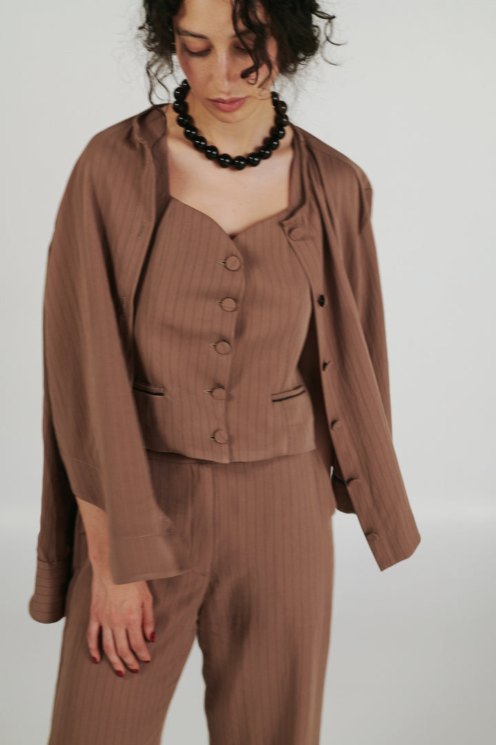 Silencio Mocca Vest
