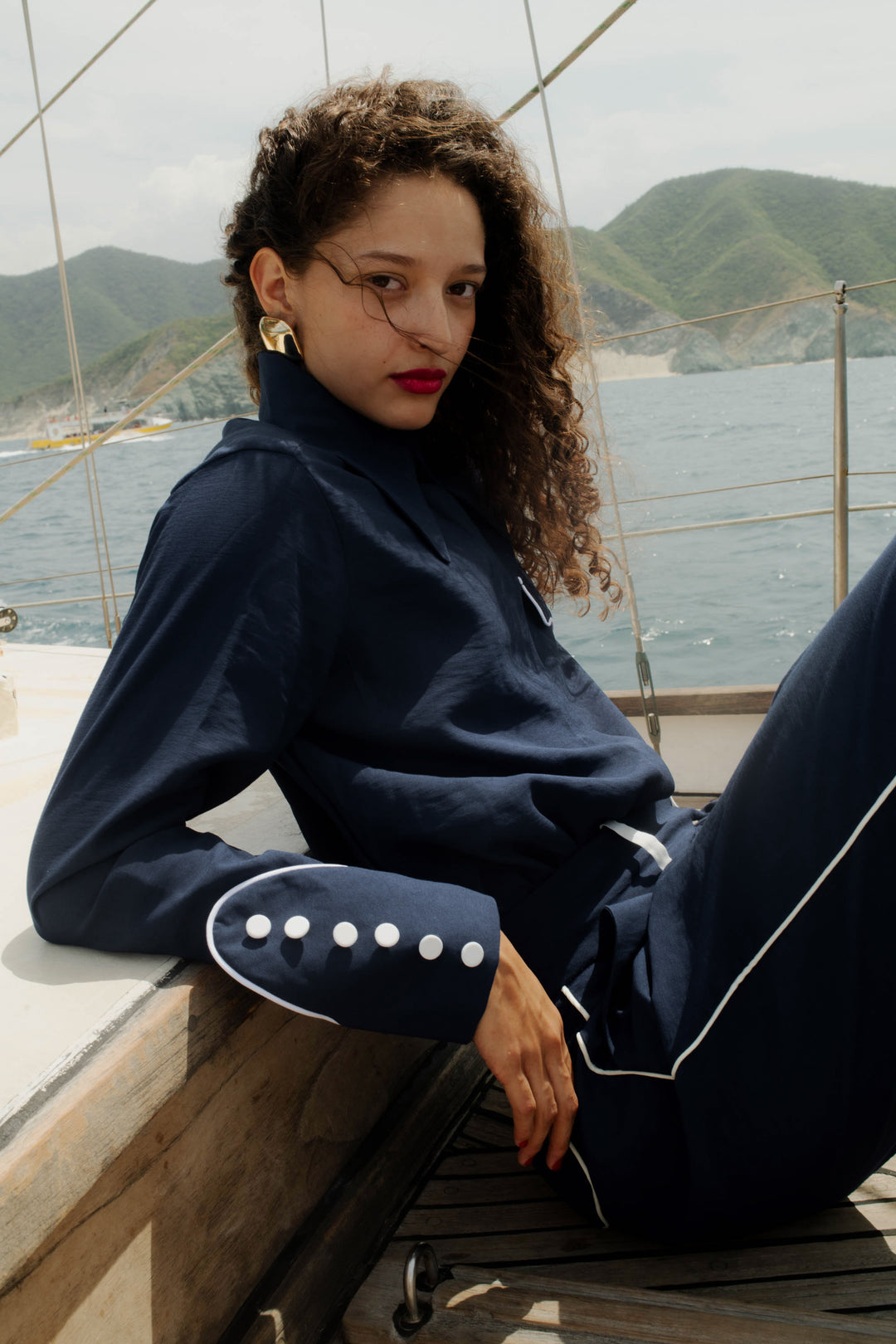 CAMISA BRUNA NAVY