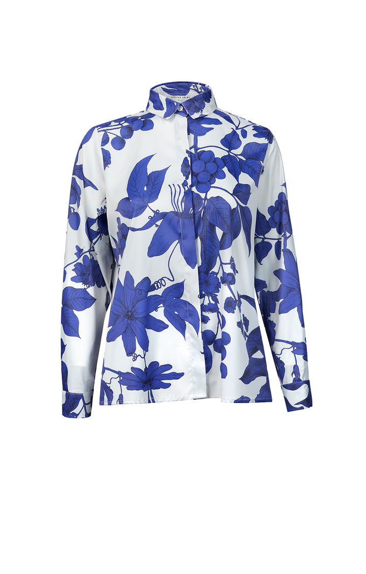 CAMISA BOTANICA INDIGO