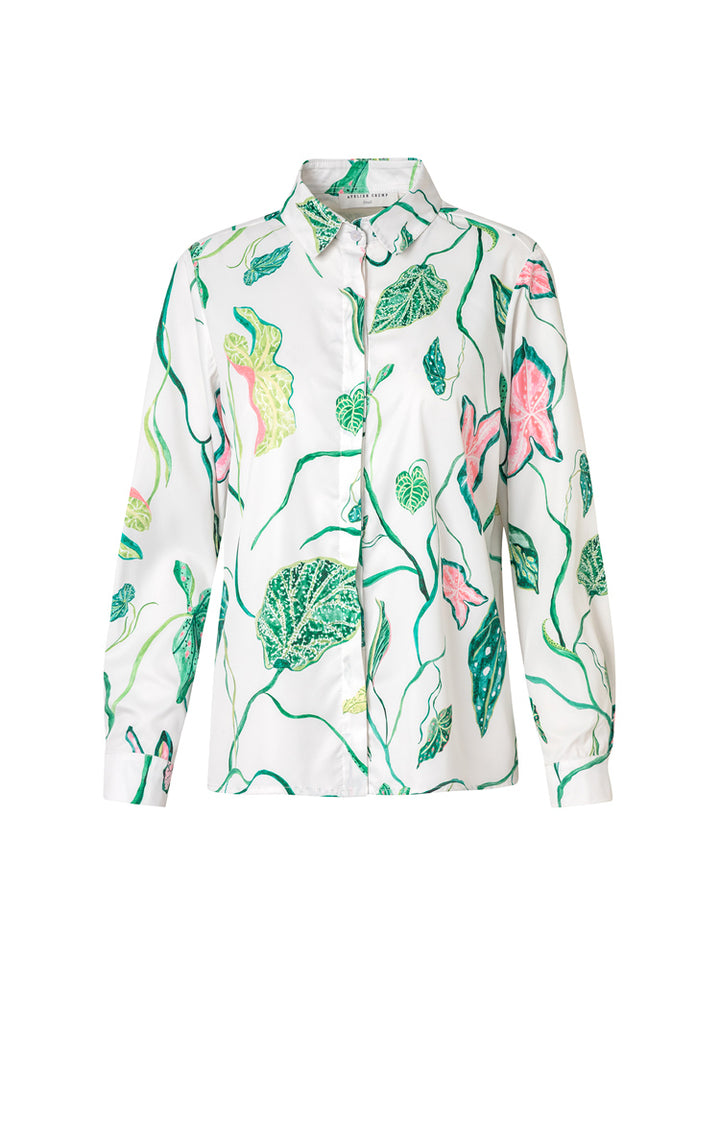 Camisa Clásica Jardín Marfil
