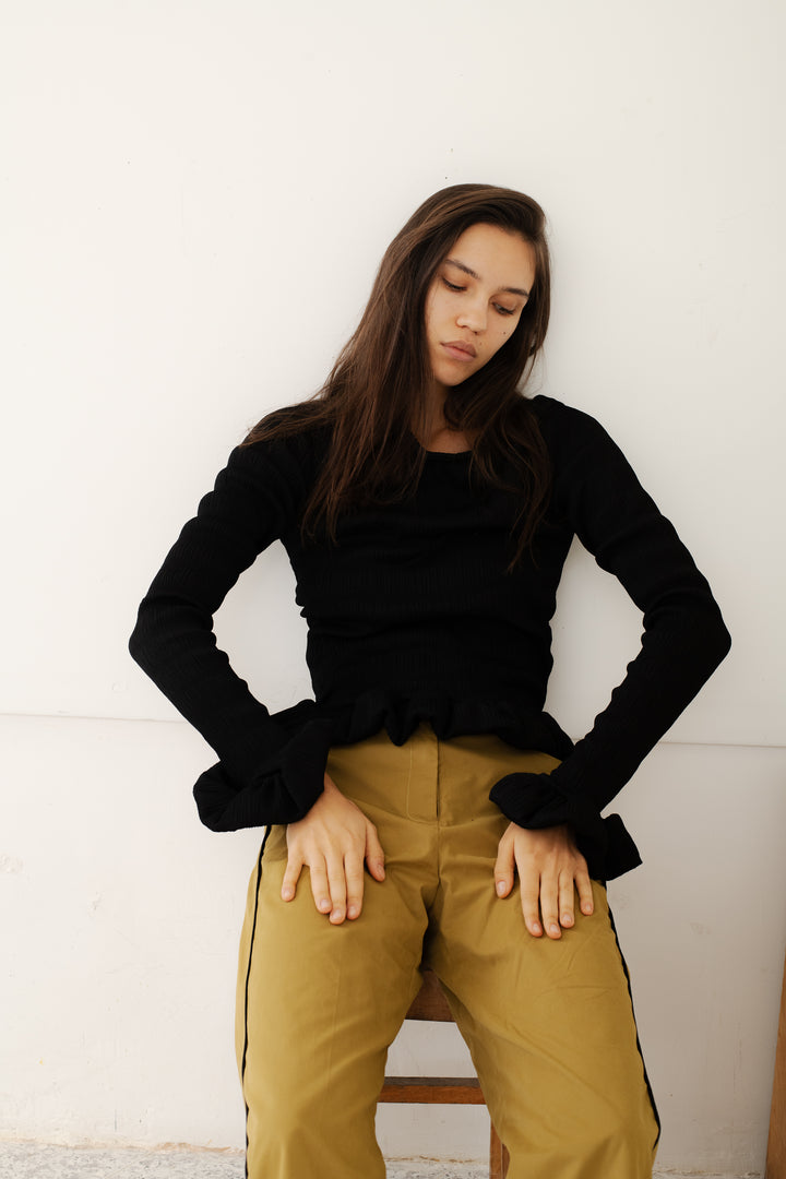 Black Bamba Top