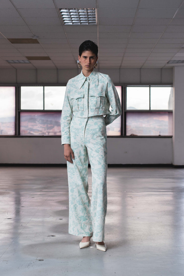PANTALON SAFARI MENTA