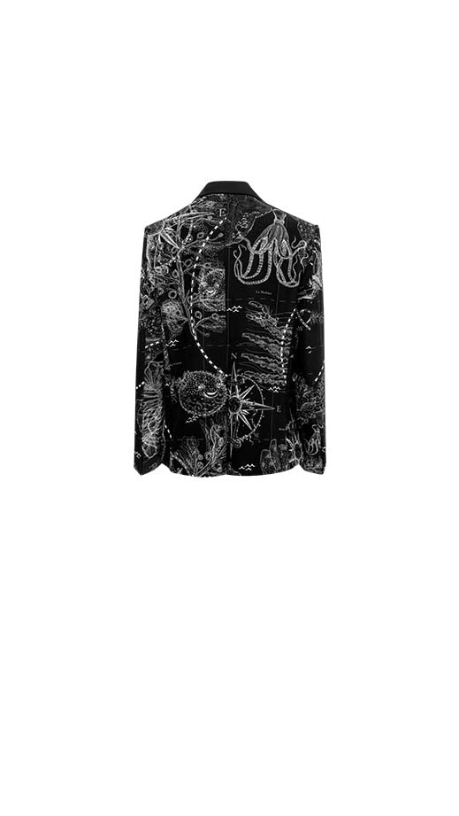 Nomadas Del Viento Black Blazer