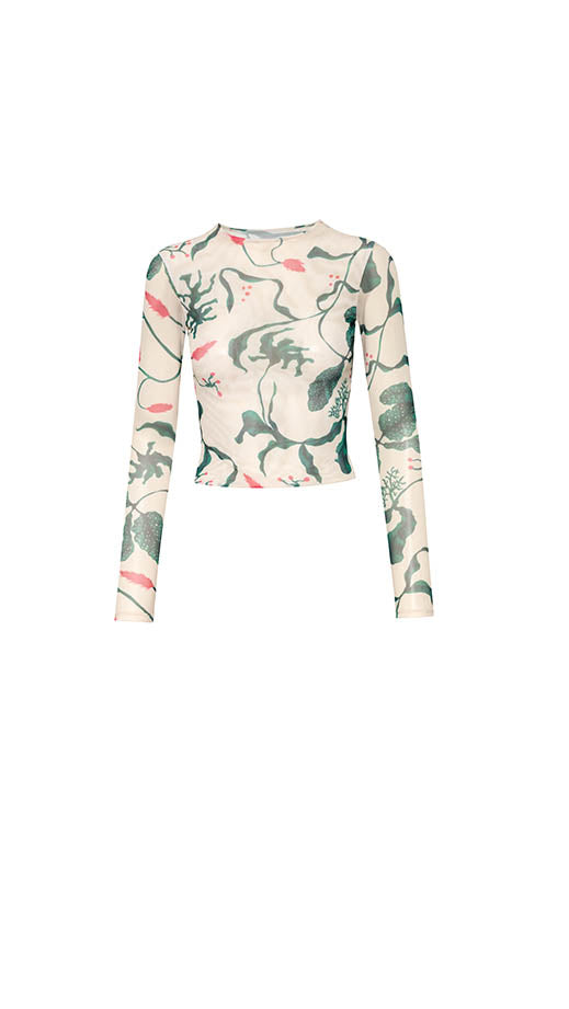 JARDÍN DE MAR TOP / IVORY